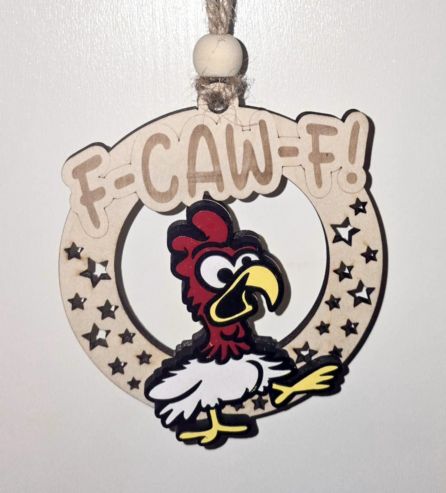 F - CAW - F ornament