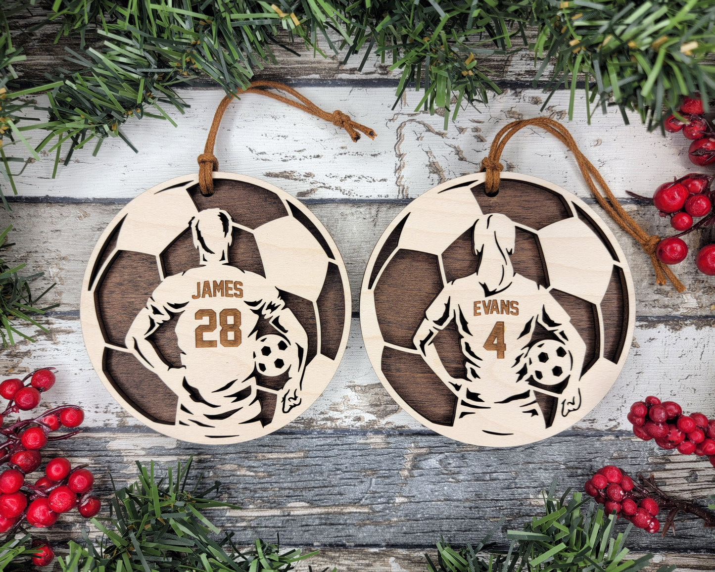 Stadium Series Spotlight Ornament - Soccer