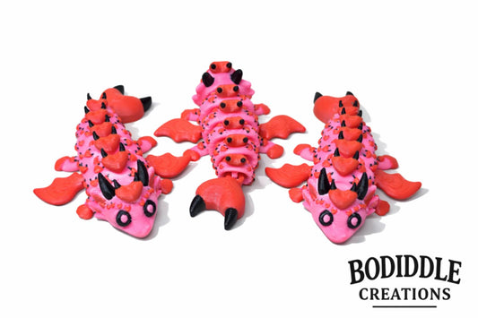 Devil Heart Dragon – Mini 3D Printed Articulated Dragon
