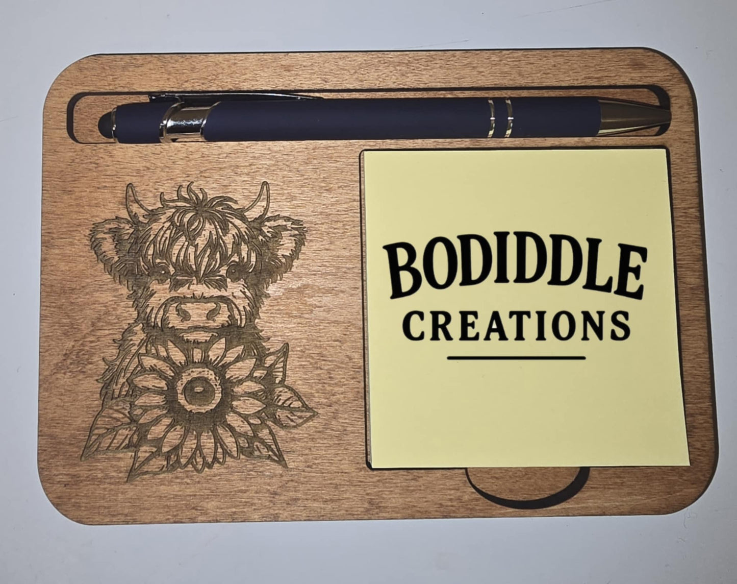 Highland Cow - notepad holder