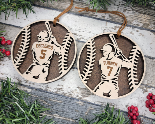 Stadium Series Spotlight Ornament - Baseball