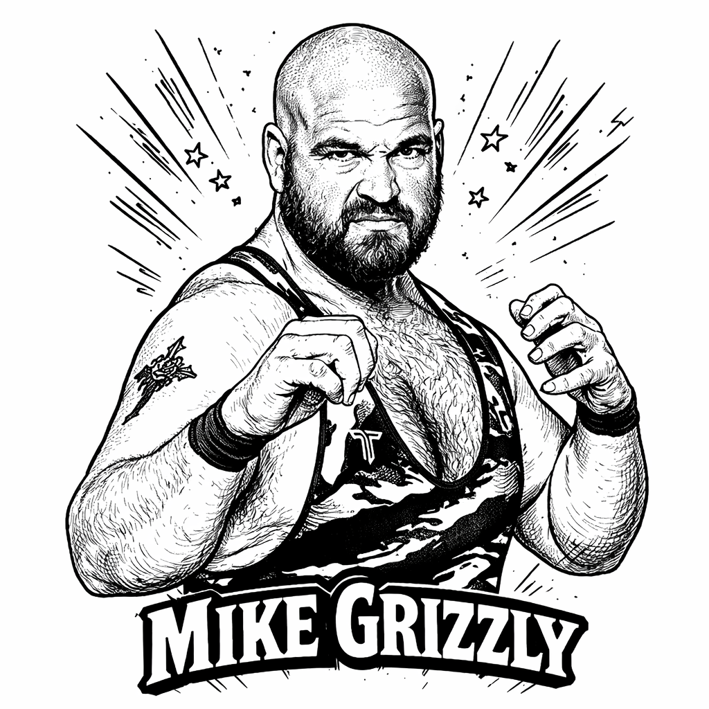 Custom 3D Printed HueForge Wrestling Prints